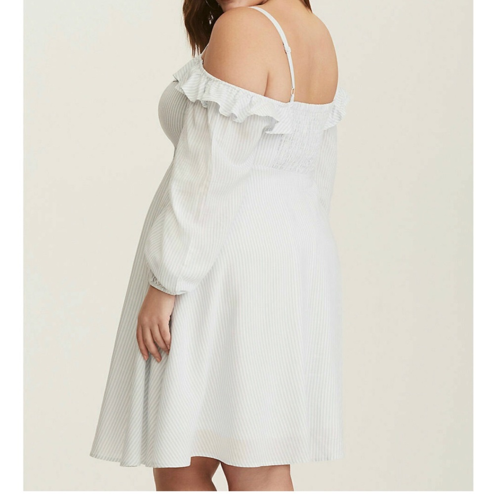 Torrid Ruffled Off-Shoulder Dress - Picture 2 of 2